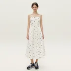 사계 캐미솔 원피스 (Ivory dot)