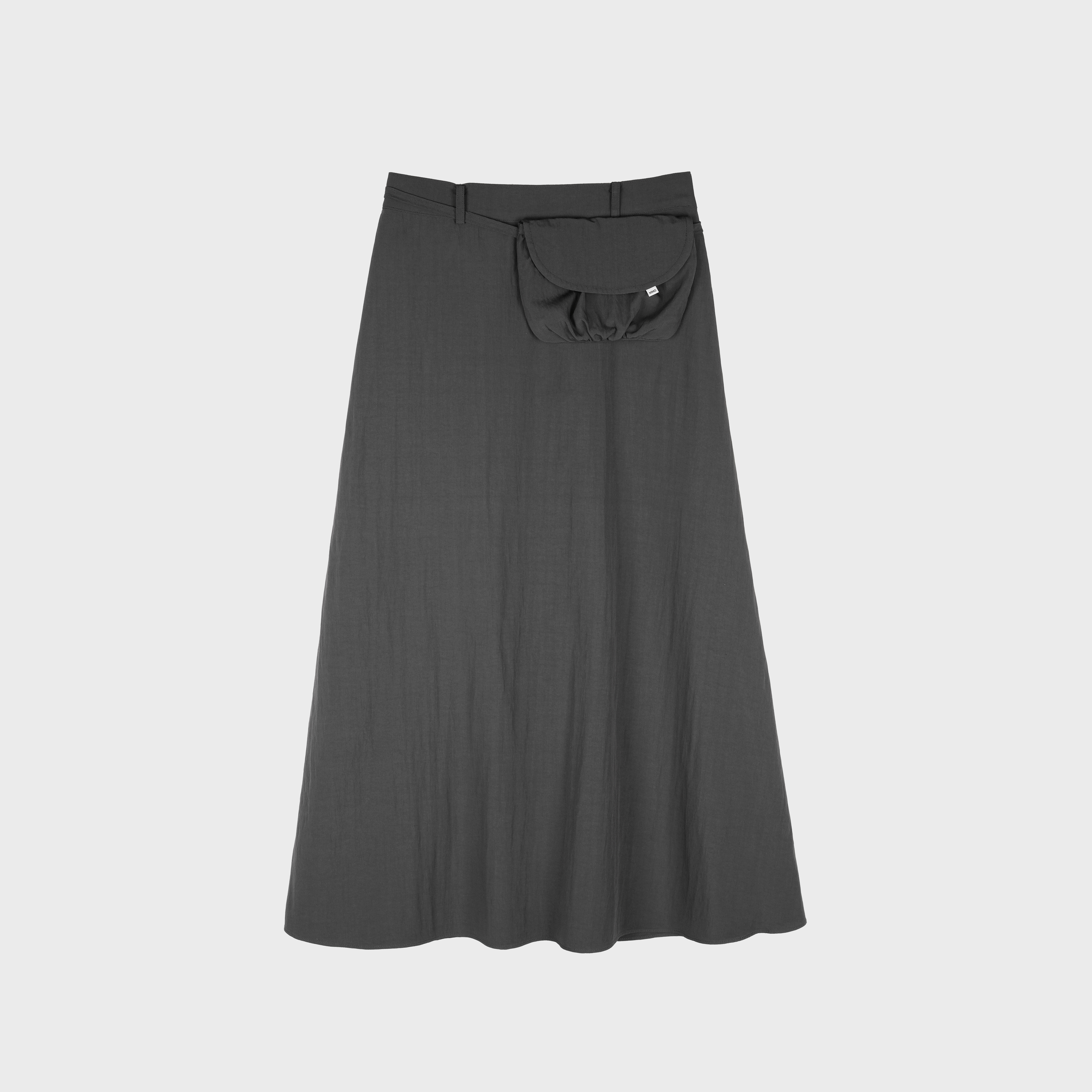 DOT MIXED MAXI SKIRT (LIGHT GREY) - 감도 깊은 취향 셀렉트샵 29CM