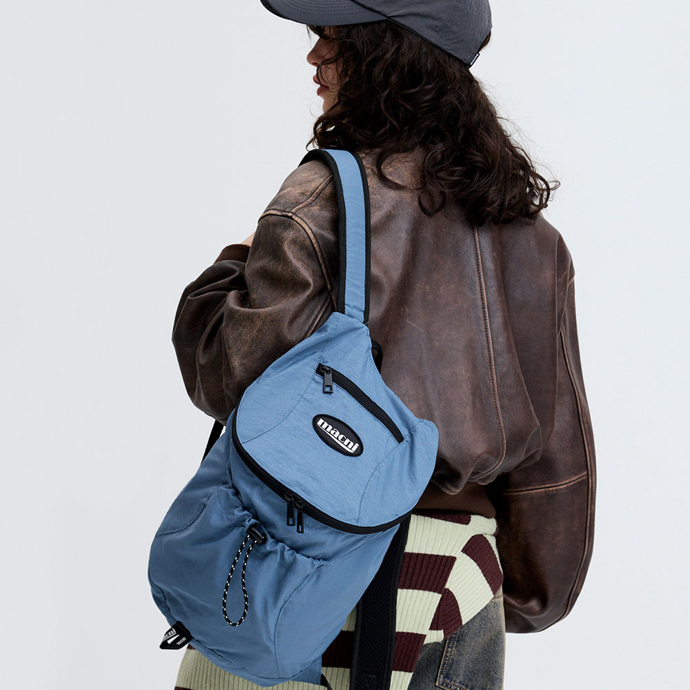 【runningHIGH】PB x RNHI L RIPSTOP BUCKLE GYM SACK PB x RNHI] METAL RIPSTOP BUCKLE GYM SACK (with Pouch bag