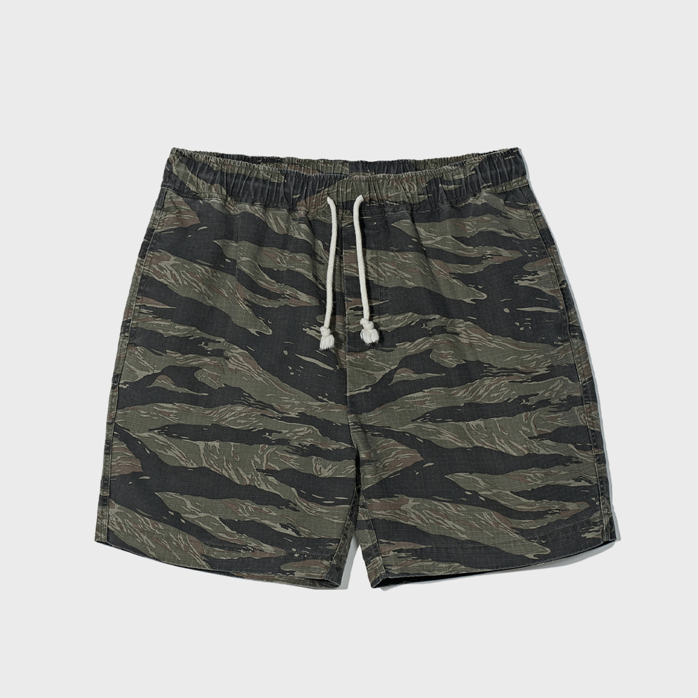 PARTIMENTOのVintage Camo Side Puckering Shorts MUSINSA | PARTIMENTO Vintage Camo Side Puckering Shorts Brown