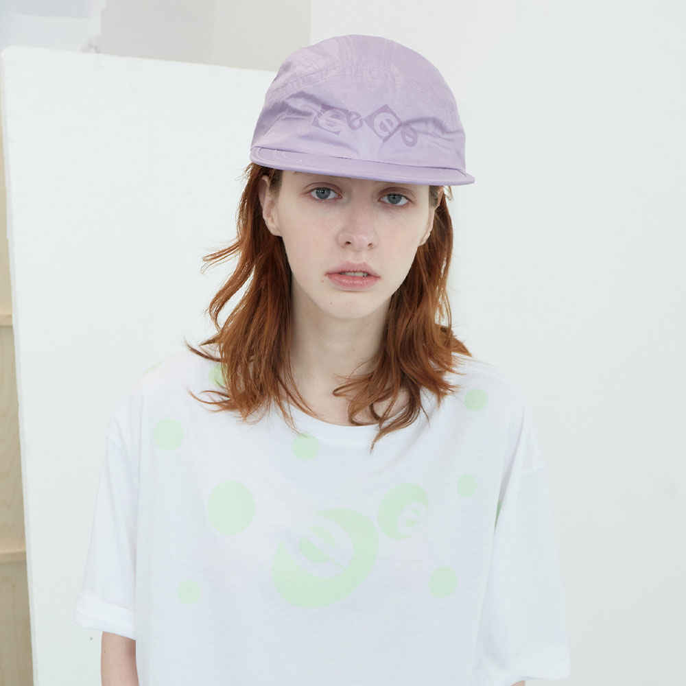 HS x ETCblank Sunrise Dancing 6panel Cap_Cherry Red - 감도