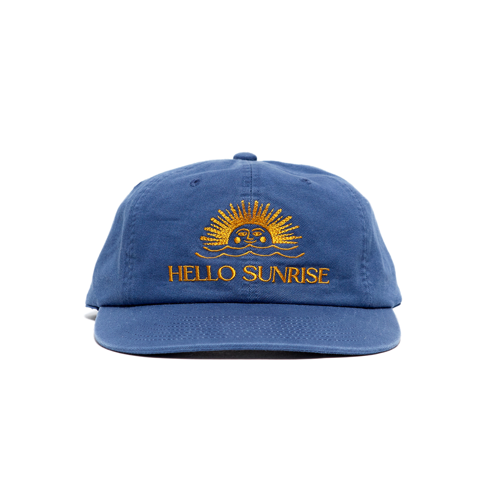 HELLO■Washed Typo Arch Logo 6panel Cap_Pacific Blue Washed OG Logo 6panel Cap_Ocean Blue - 감도 깊은 취향 셀렉트