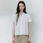 [이주영 착용][5차 재입고] lace cap blouse (white)