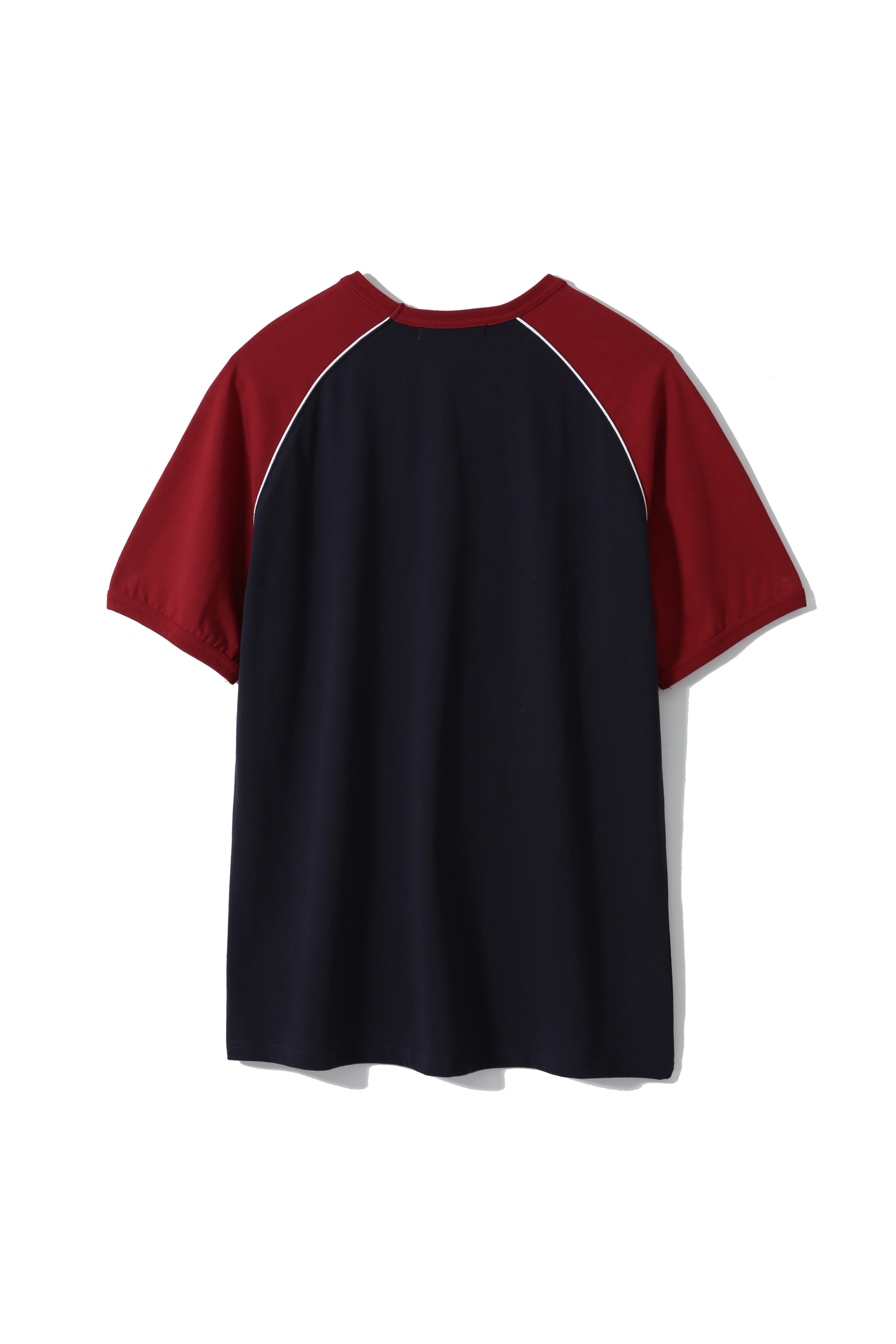◇1993studio◇ FC Seoul raglan color combination t-shirt lig Two Tone Logo Embroidery Oversized Tee | brown | Calvin
