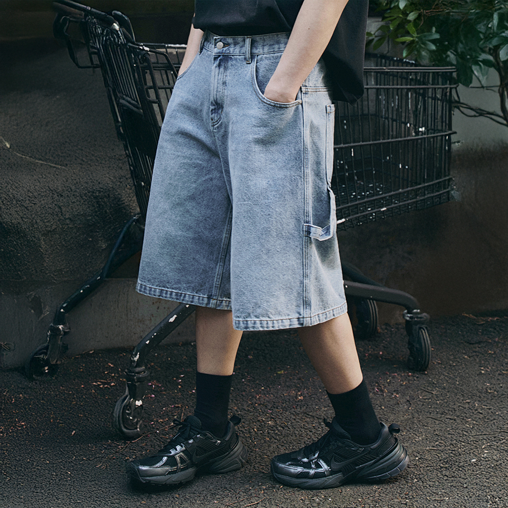 Billy's Oversized Stripe Shorts(GRAY) - 감도 깊은 취향