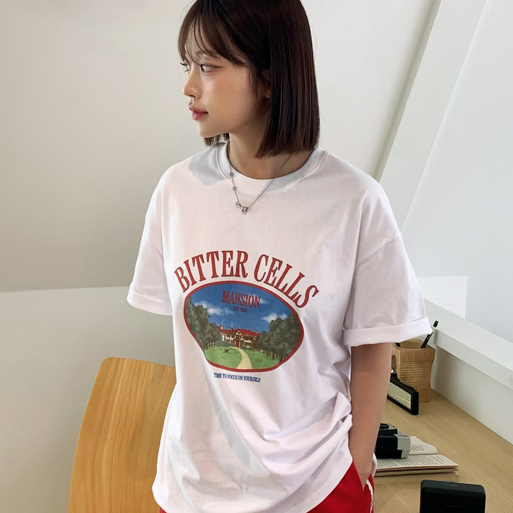 Glassy Rose Pigment Tee-Charcoal - 감도 깊은 취향 셀렉트샵 29CM