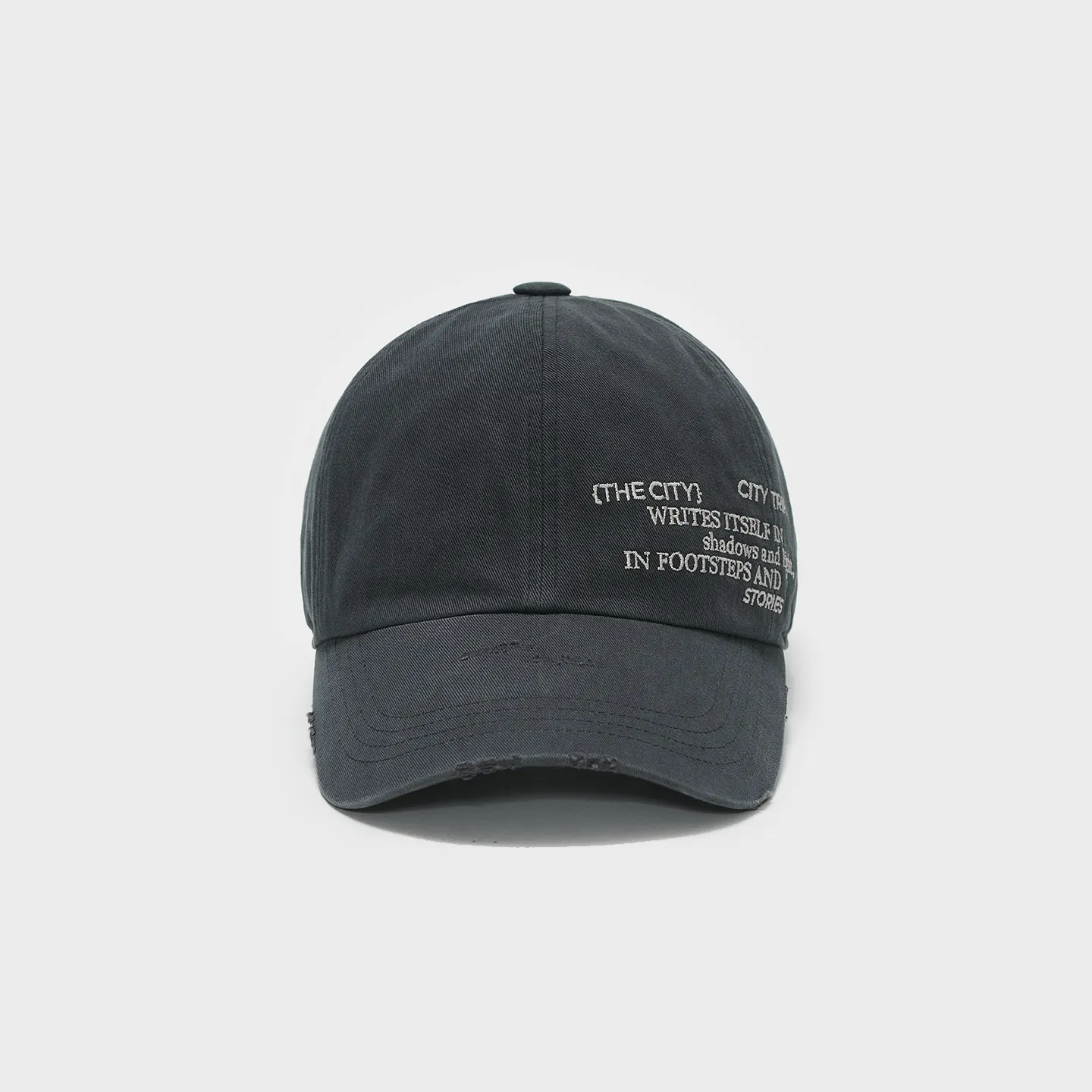 ◆MISEKI SEOUL◆ Misekiseoul logo ball cap CHARCOAL MSK24040 미세키서울 Misekiseoul logo ball cap CHARCOAL - 위시버킷