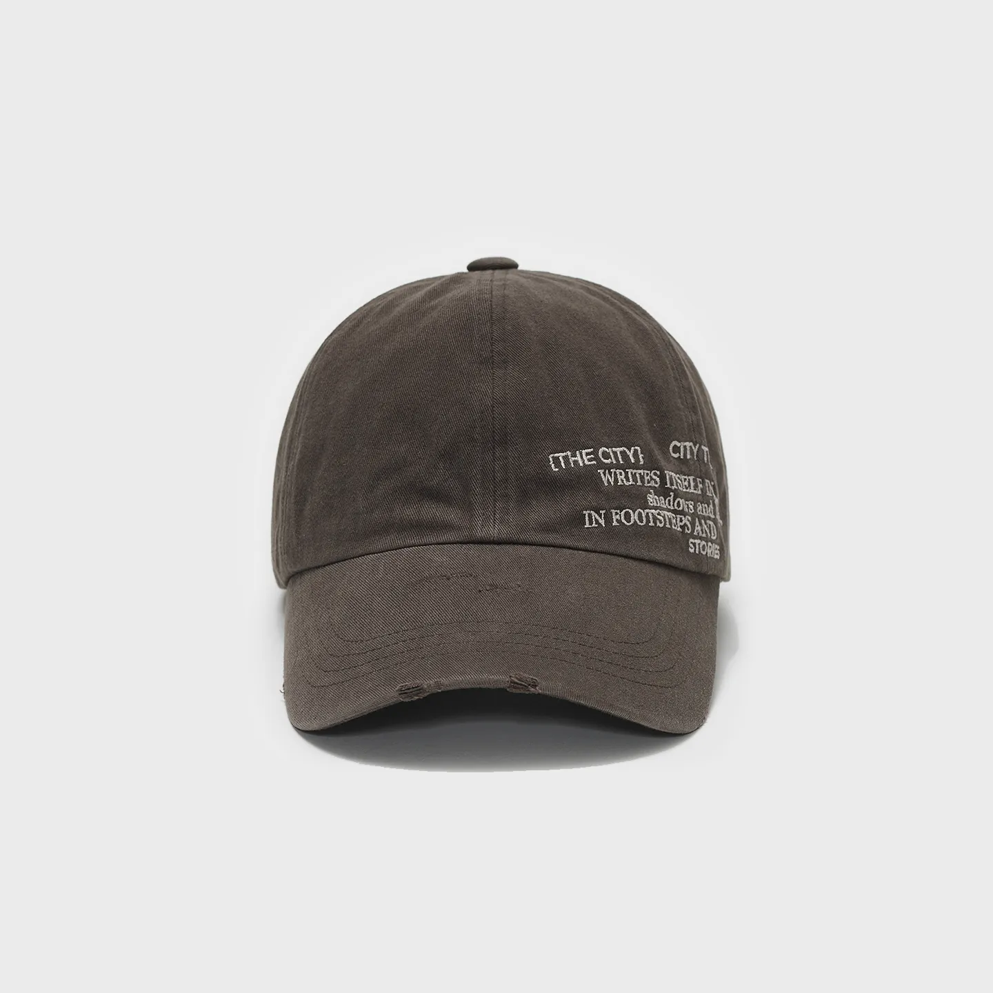 Web Logo 5pannel Cap [Charcoal/Moca] - 감도 깊은 취향 셀렉트
