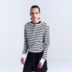 COTTON RIBBED LONG SLEEVES HENLEY NECK(4 COLOR)