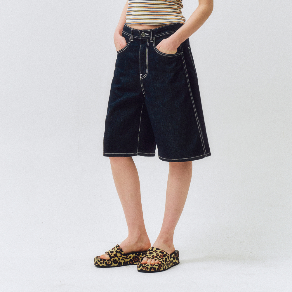 TCM starfish denim half pants (blue) - 감도 깊은 취향 셀렉트