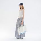 [5th_6/27 예약배송] Kenny check skirt_white