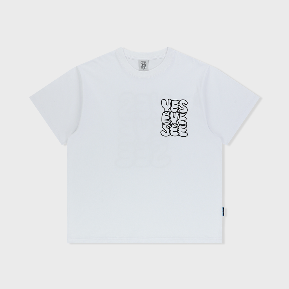 ◆YESEYESEE◆ YES Web Logo Tee White Y.E.S Web Logo Tee White - 감도 깊은 취향 셀렉트샵 29CM