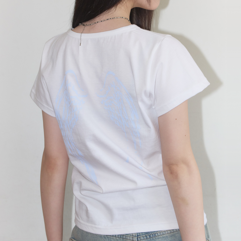 ★SCULPTOR★ Sculptor X Fantasia Fairy Tee White SC25S298WH Sculptor X Fantasia] Fairy Tee Pale Pink