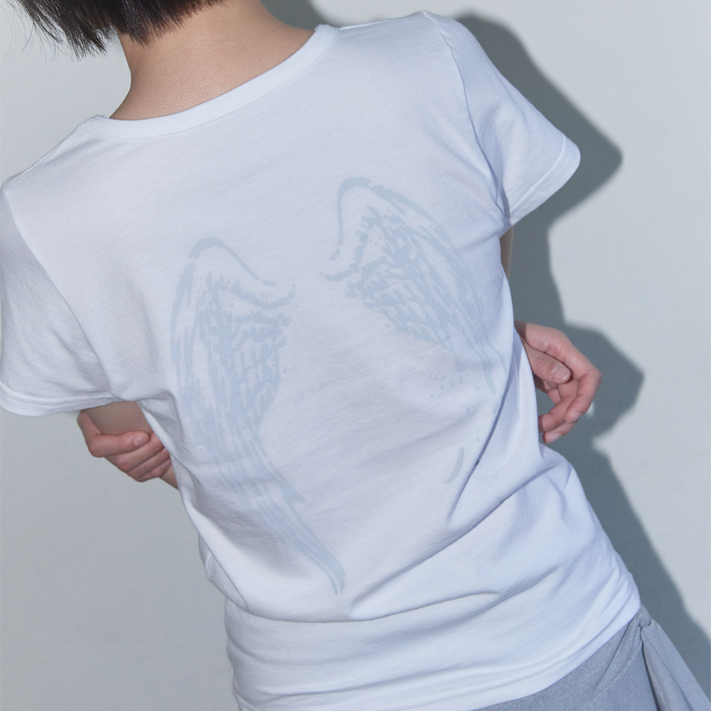 ★SCULPTOR★ Sculptor X Fantasia Fairy Tee White SC25S298WH Sculptor X Fantasia] Fairy Tee Pale Pink