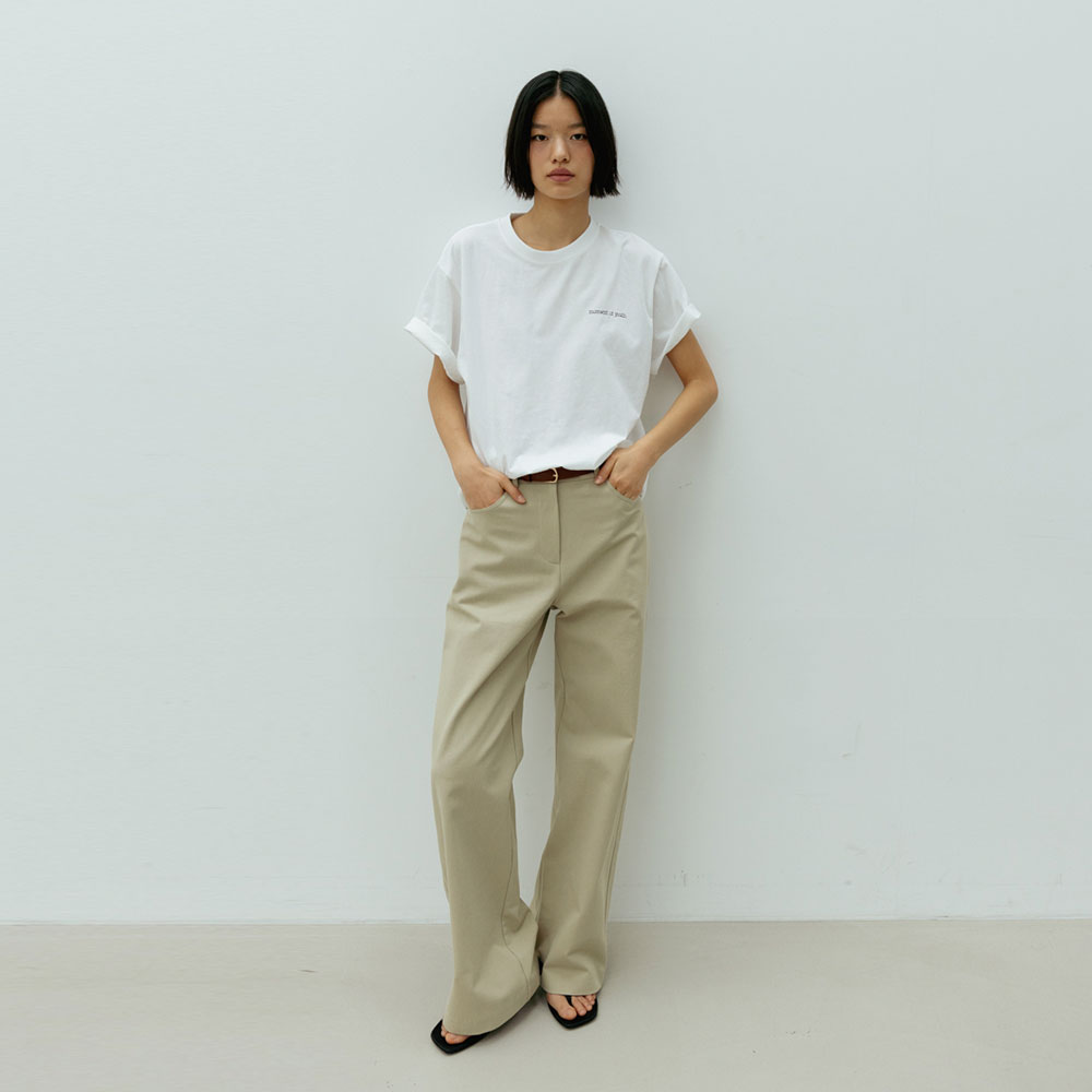 WASHED WORK CURVE PANTS_light beige - 감도 깊은 취향 셀렉트