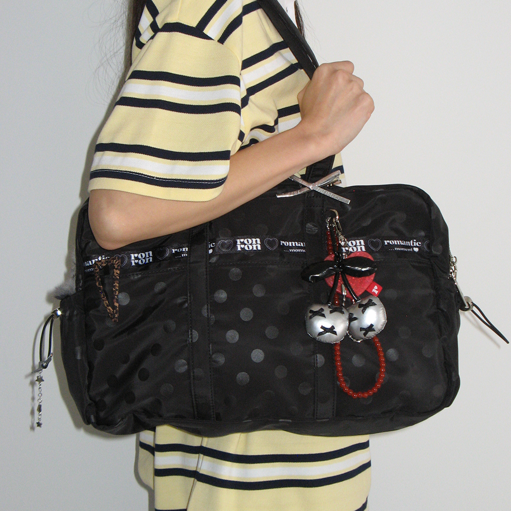 ボストンバッグ RONRON ROMANTIC MOMENT MINI TARPAULIN BAG 5BJH1415 ROMANTIC MOMENT MINI TARPAULIN BAG SILVER - RONRON 론론