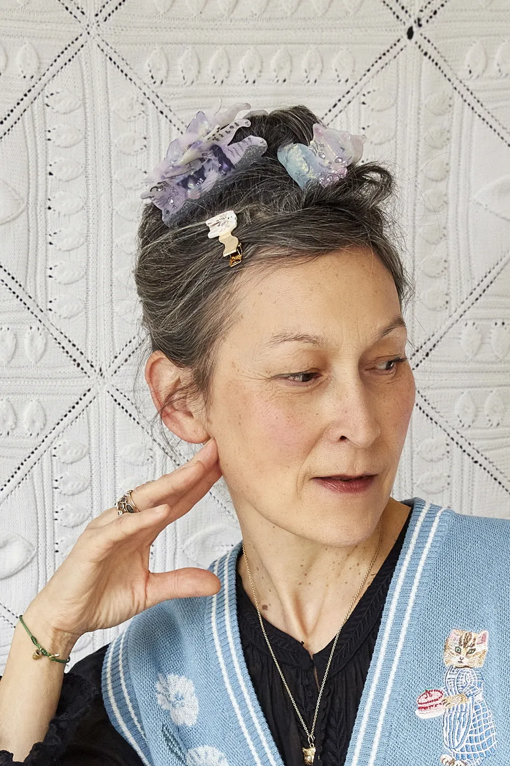 NAT hair clip jean the rabbit
