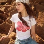 [29CM단독] Tropic Bloom Baby Tee - White