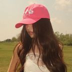 [29CM단독] Summer Vacation Cap - Hot Pink