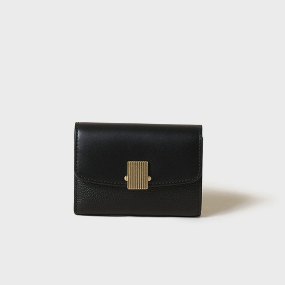 [COURONNE] Facade Noa Mini-half Wallet BRICK RED / 韓国発 Facade Noa Mini-Half Wallet_RCWFX25144BKX - 감도 깊은 취향