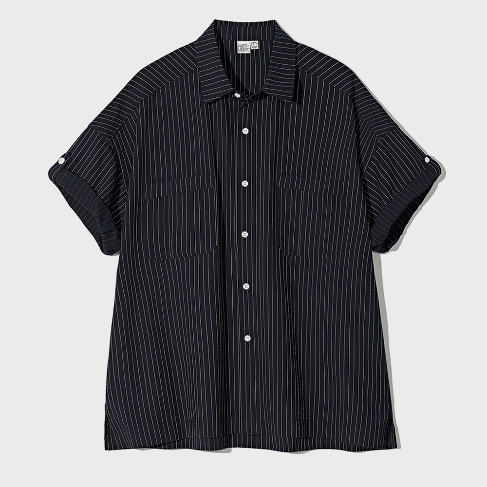 【PARTIMENTO】 Macdonnell Check Roll Up Half Shirts /追跡付 MUSINSA | PARTIMENTO Mcdonnell check roll up half shirt blue