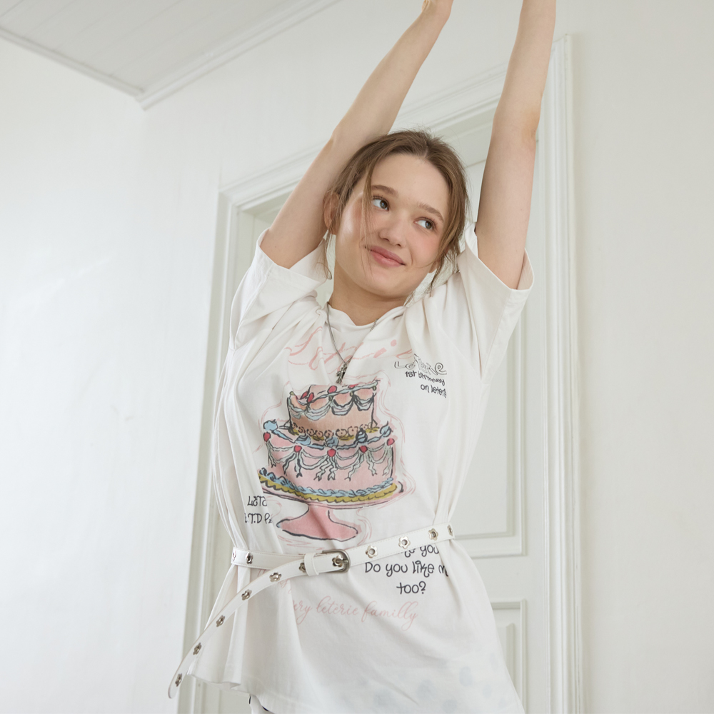 7차] Rabbit Ruched Top [White] - 감도 깊은 취향 셀렉트샵 29CM