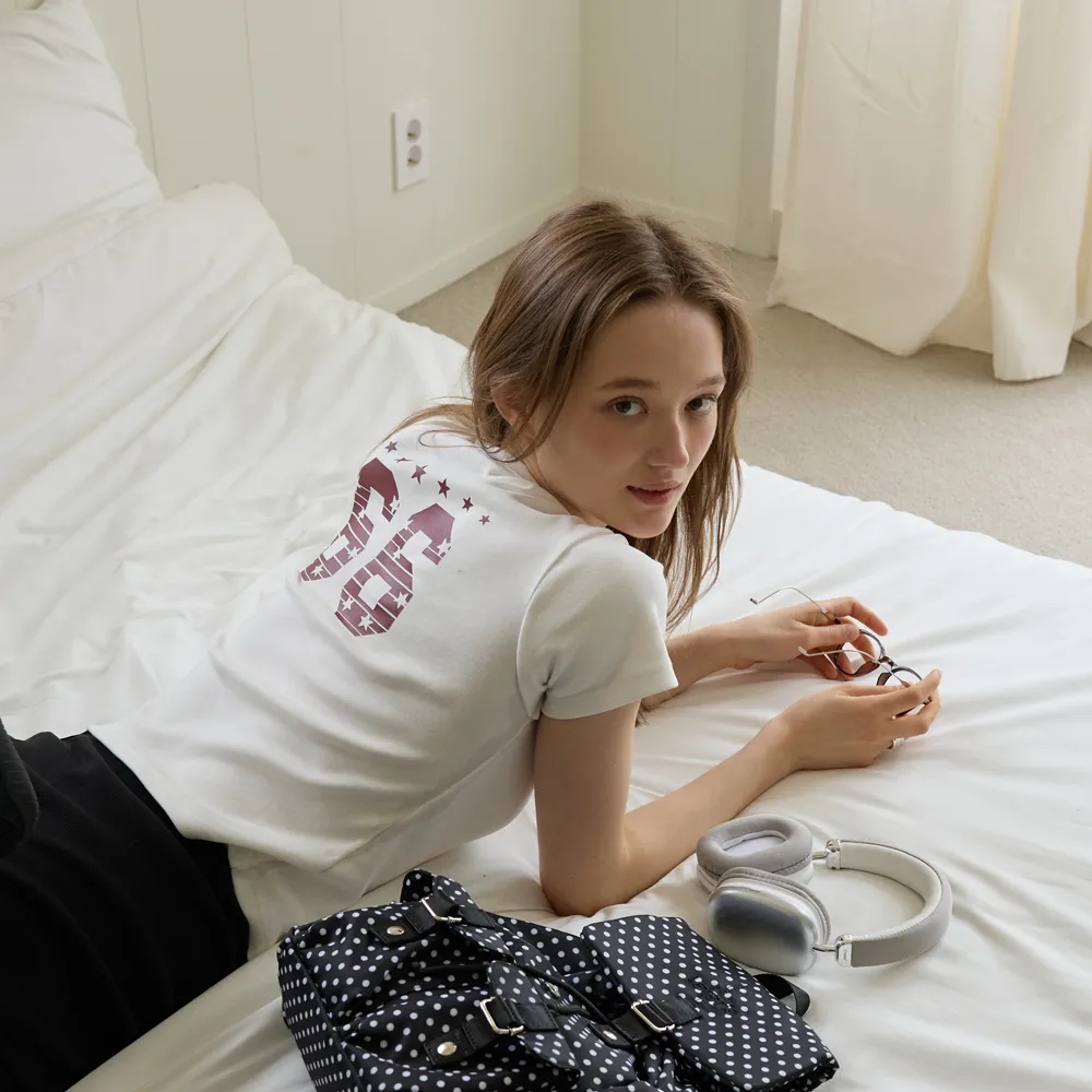 LR NUMBER POINT T-SHIRT_WHITE - 감도 깊은 취향 셀렉트샵 29CM