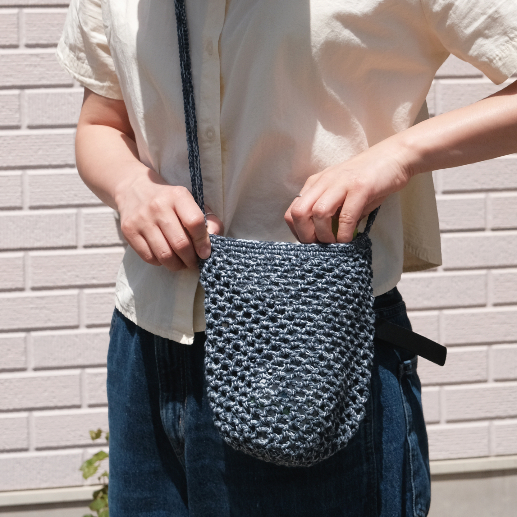LARTIGENT☆L11 SATIN CROCHET CHAIN BAG L11 SATIN CROCHET CHAIN BAG(BLACK) - 감도 깊은 취향 셀렉트샵
