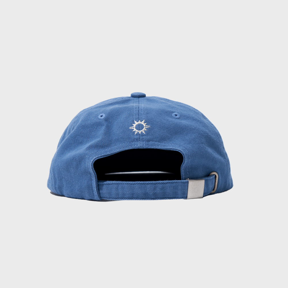 HELLO■Washed Typo Arch Logo 6panel Cap_Pacific Blue Washed Typo Arch Logo 6panel Cap_Pacific Blue - 감도 깊은