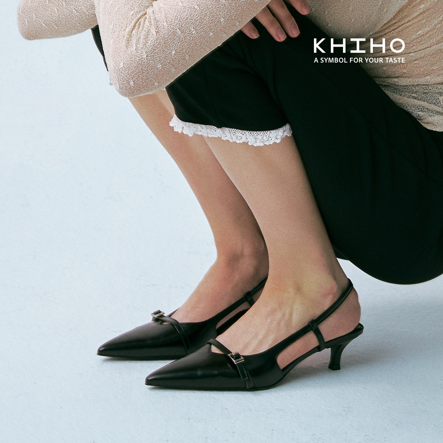 【KHIHO】 BELLA SLINGBACK BELLA SLINGBACKS / BEIGE - khiho
