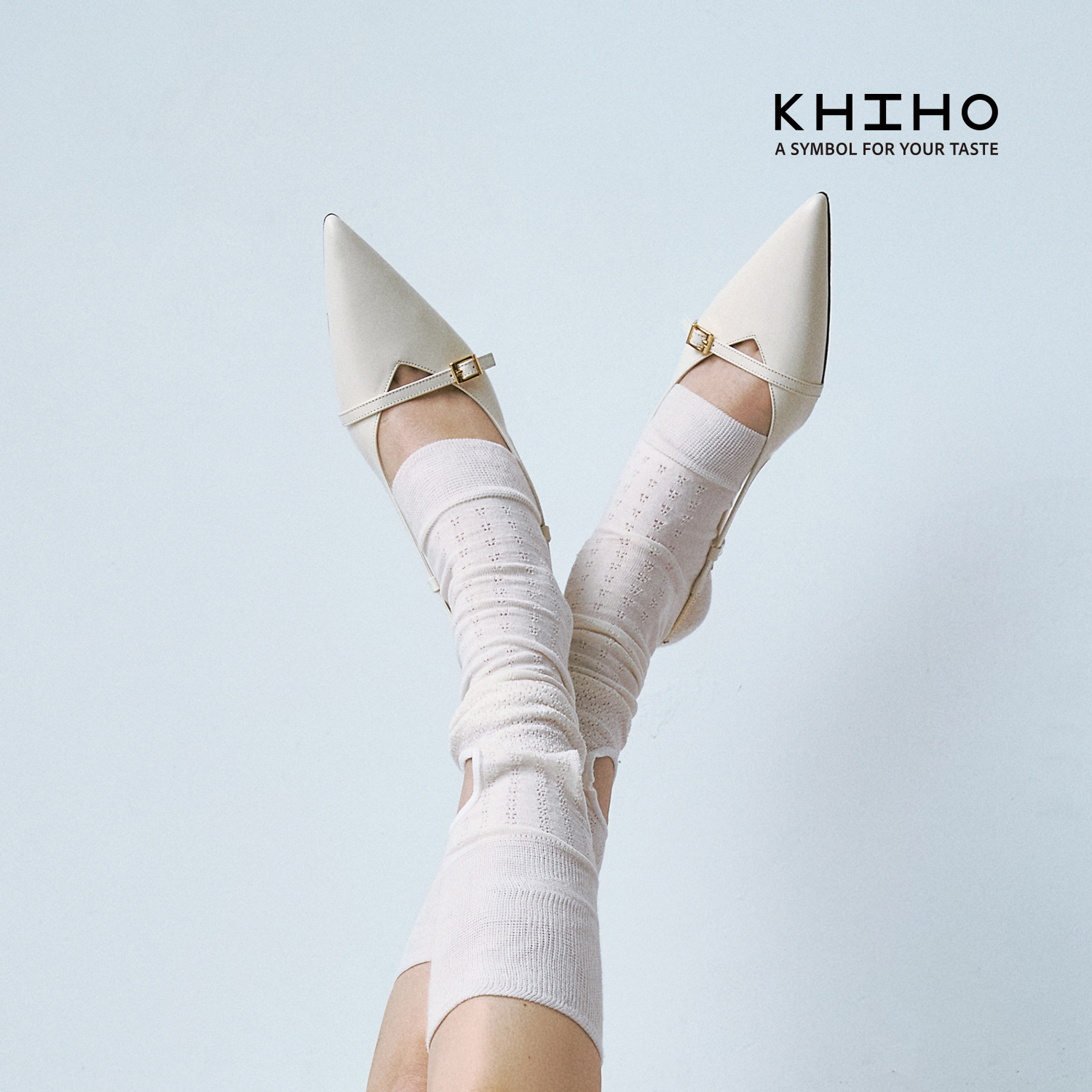 【KHIHO】 BELLA SLINGBACK 3CM / 5CM 선택 가능] BELLA SLINGBACKS / BLACK - khiho