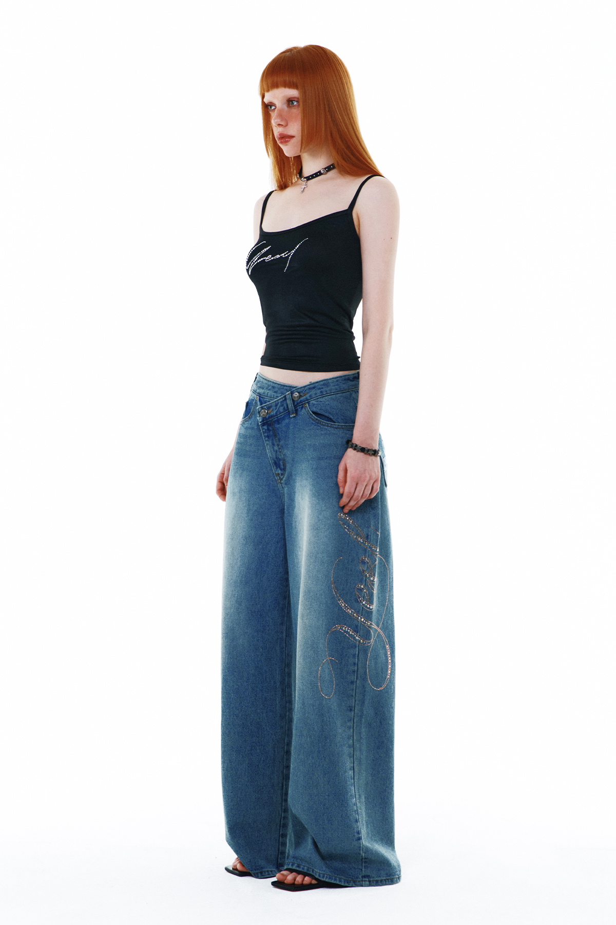YEEL SIDE CUBIC DENIM PANTS BLUE - 감도 깊은 취향 셀렉트샵 29CM