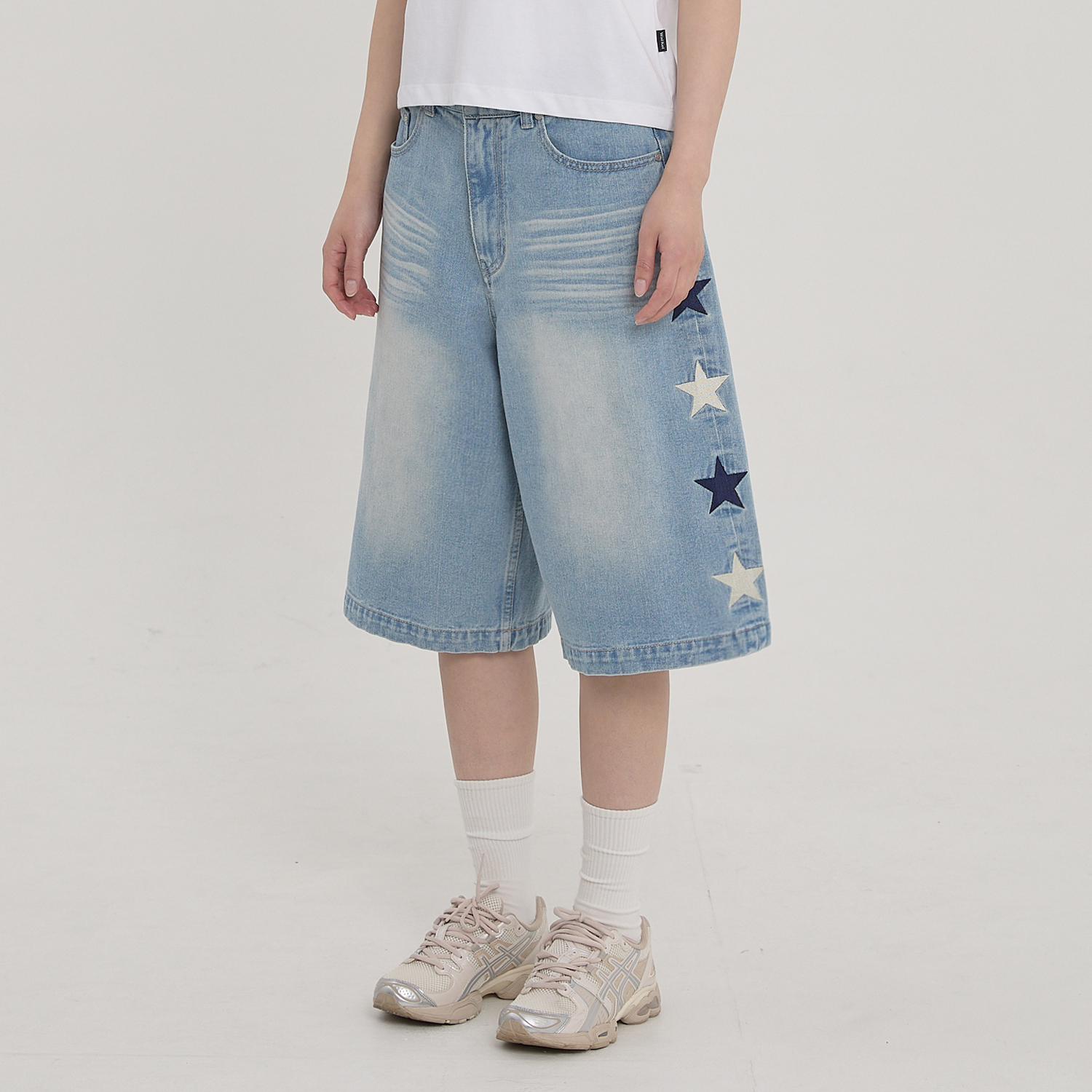 TCM starfish denim half pants (blue) - 감도 깊은 취향 셀렉트