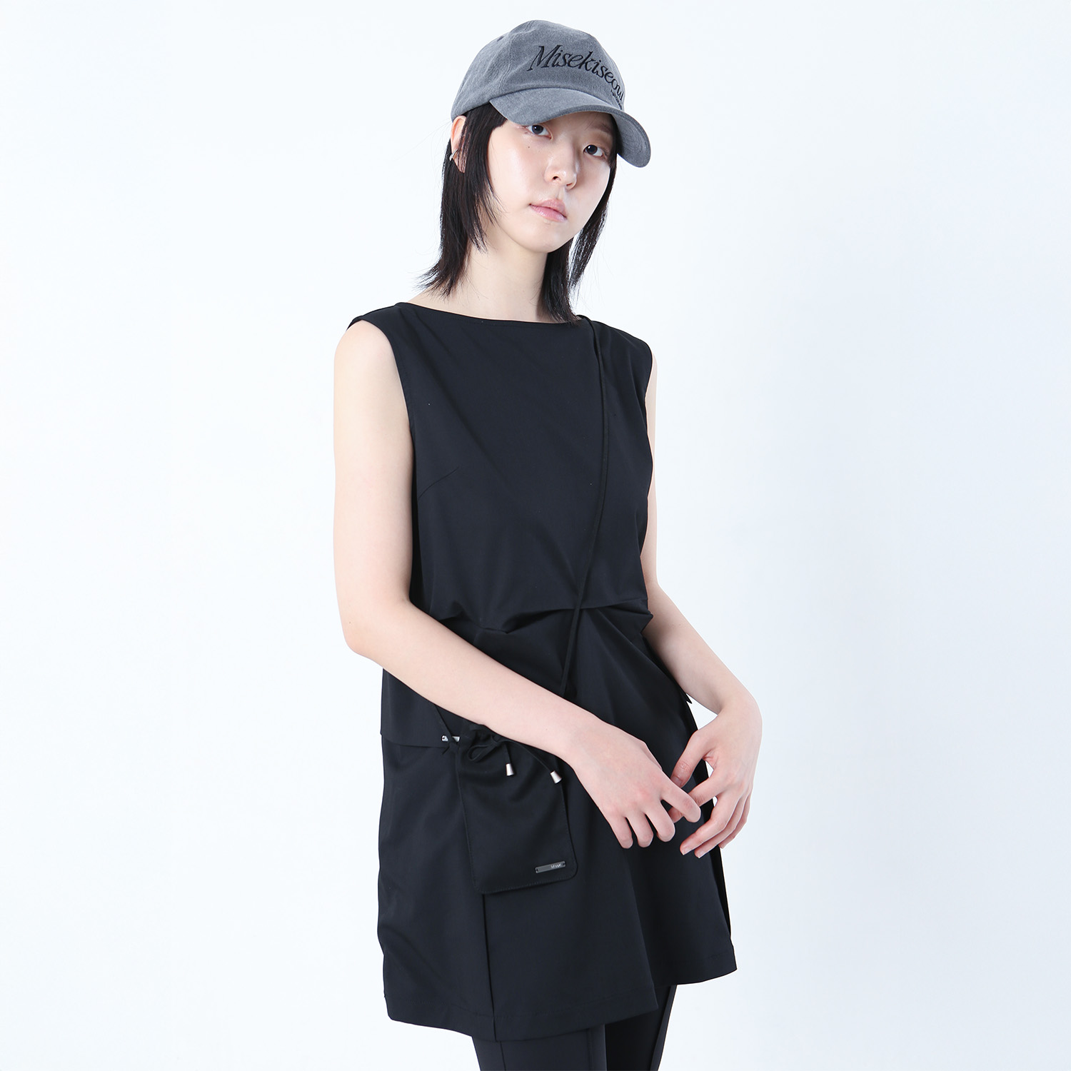 ワンピース [SCULPTOR] Cargo Zip-Up Dress Charcoal SC24S302CH Cargo Zip-Up Dress Charcoal – Sculptor