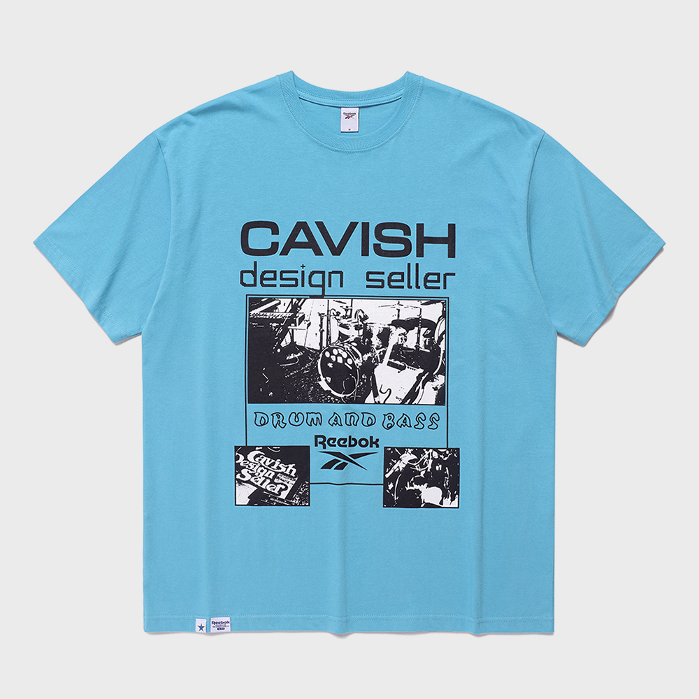 [CAVISH x LELBO BROWN] W STAR RAGLAN SS TEE ★大人気★ CAVISH X LELBO BROWN W STAR RAGLAN SS TEE WHITE(CV2FMFT545C