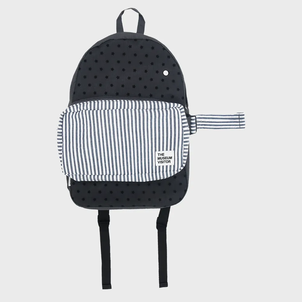 HEART STAR CRACK BOSTON BAG (NAVY) - 감도 깊은 취향 셀렉트샵