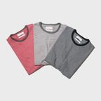[2pack] Multi Stripe T Shirts - 7 Color