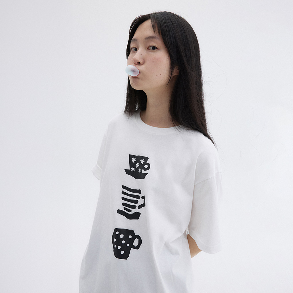 トップス OHESHIO APPLE DOT OVERFIT T-SHIRT MUSINSA | OHESHIO APPLE DOT OVERFIT T-SHIRT, IVORY