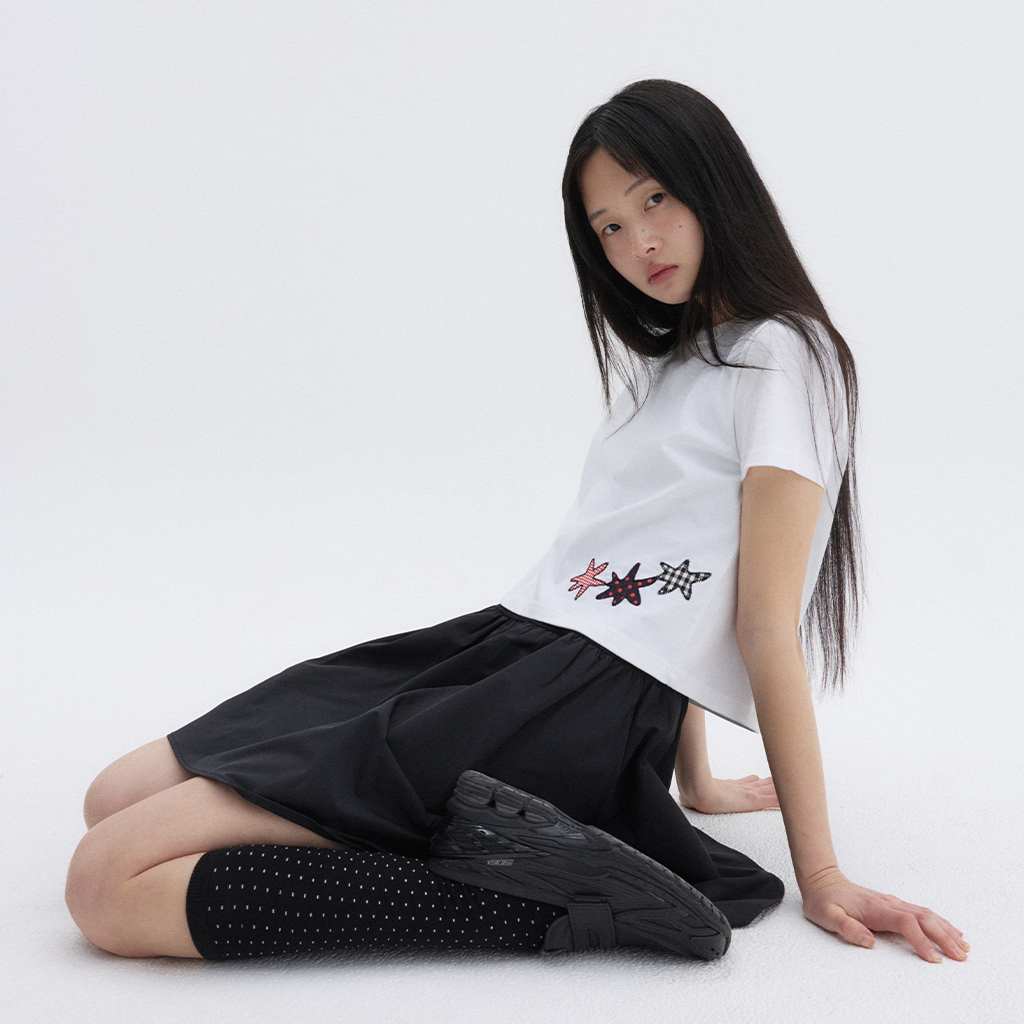 【Oheshio】 STAR PATCHY T-SHIRT 2色 Oheshio】 STAR PATCHY T-SHIRT 2色