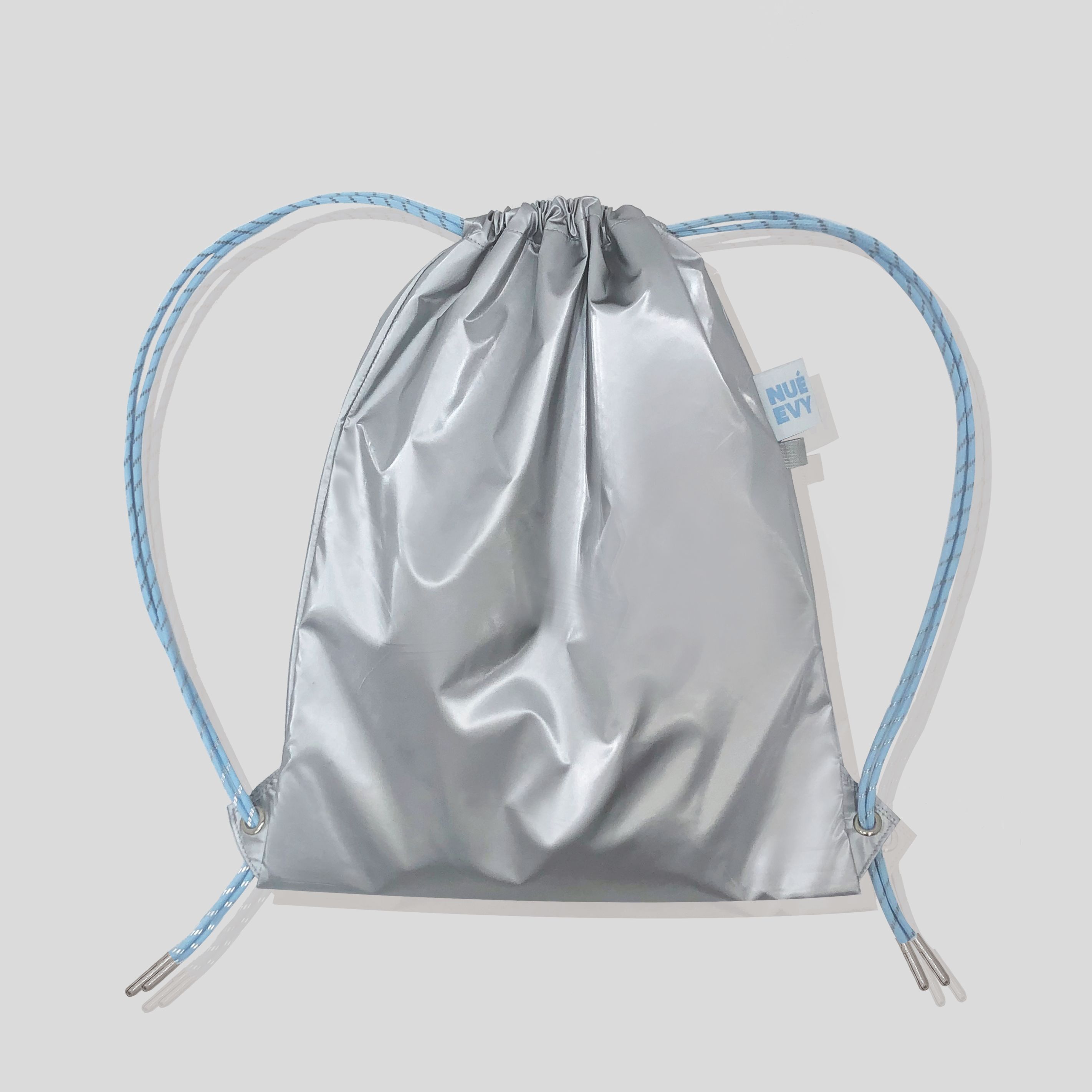● AEAE ● WEB LOGO GYM SACK SILVER WEB LOGO GYM SACK - [SILVER] - aeae