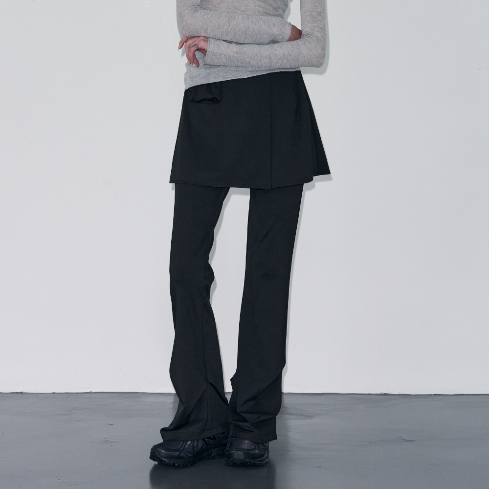 [TMAKER]SIGNATURE LOGO LIVET POCKET DETAIL SKIRT PANTS★韓國 TMAKER]SIGNATURE LOGO LIVET POCKET DETAIL SKIRT PANTS☆韓國