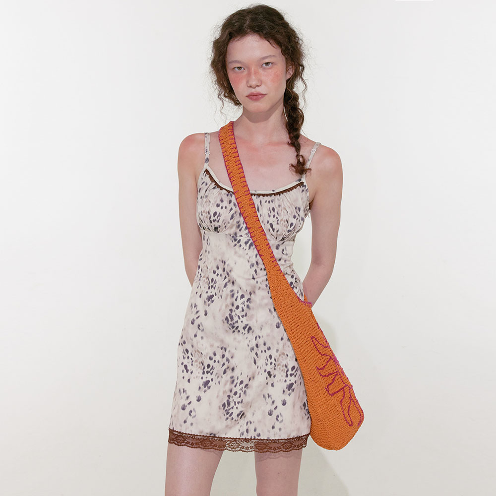 Prom Slim Satin Mini Dress (Brown) - 감도 깊은 취향 셀렉트샵