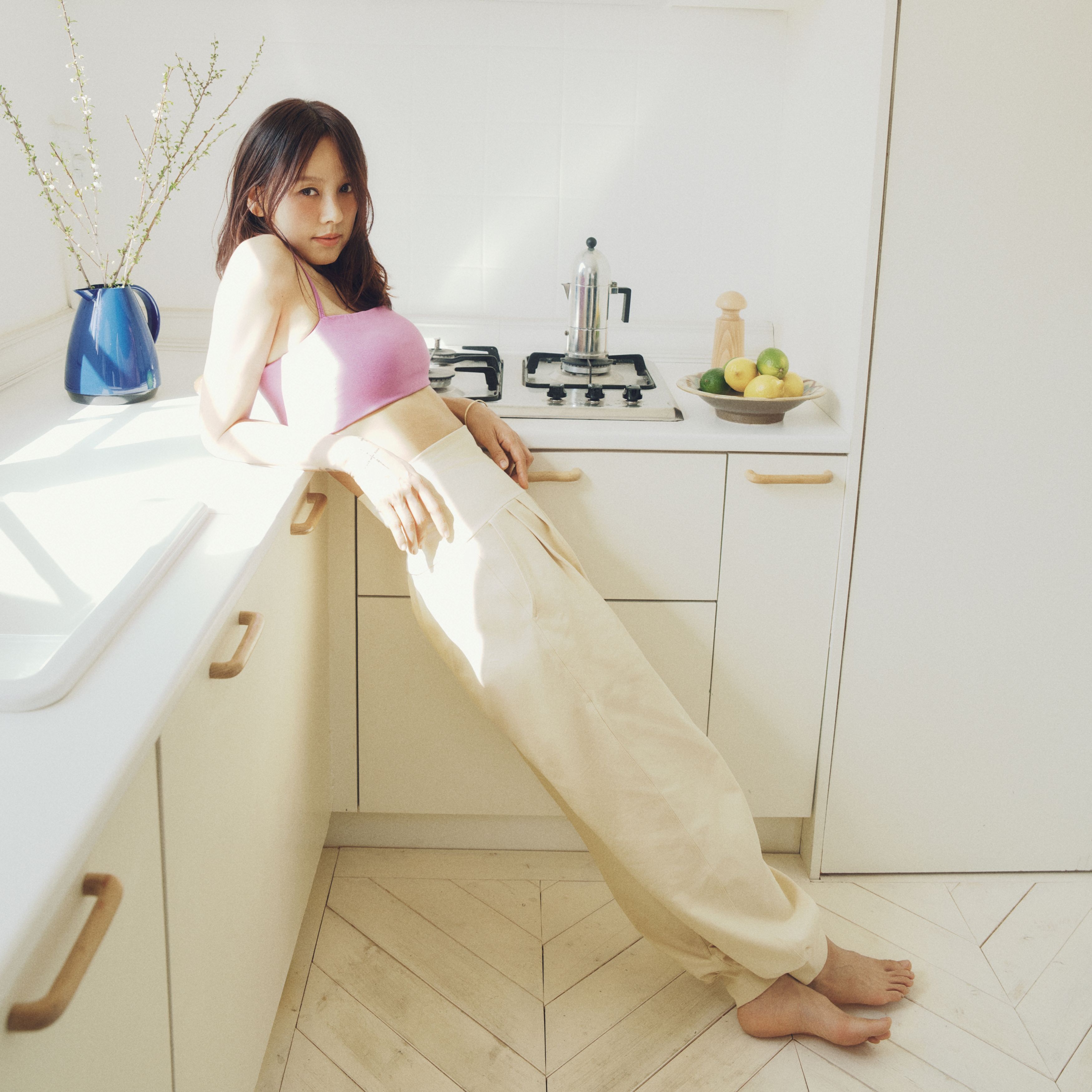 LACE POINT ANGEL STRING PANTS MELANGE GRAY - 감도 깊은 취향