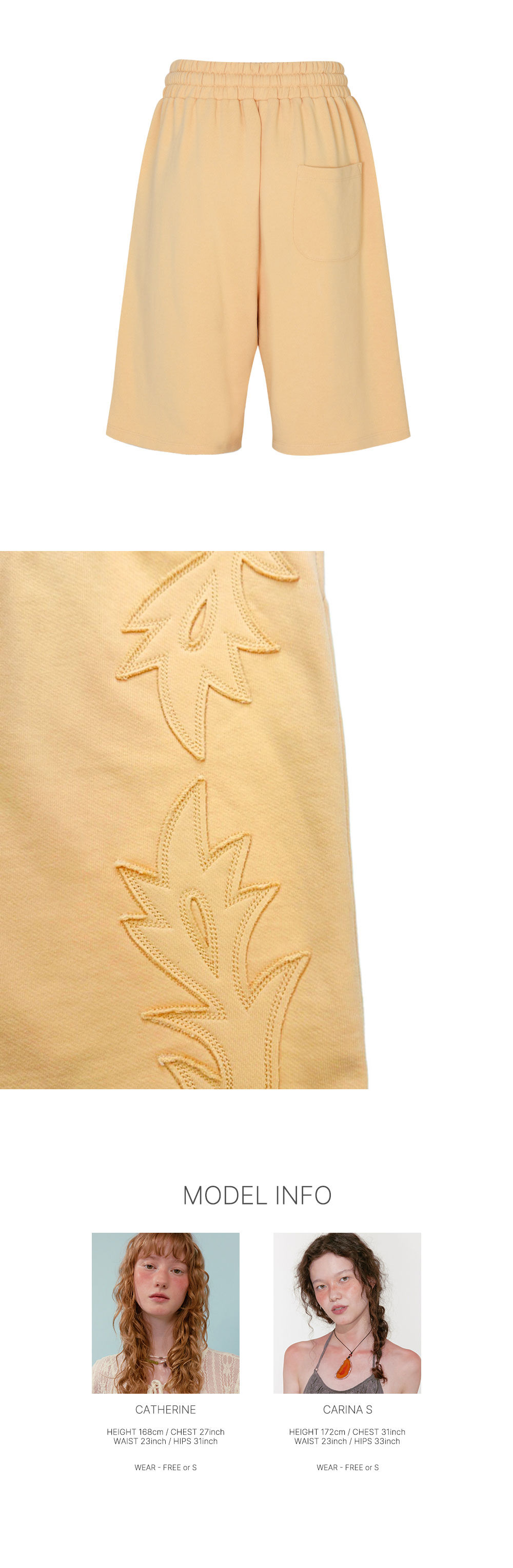 【LOULOUSEOUL】Western Sweat Shorts (Apricot) Western Sweat Shorts (Apricot) - 감도 깊은 취향 셀렉트샵 29CM