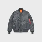 ALPHA MA-1 FLIGHT JACKET (GUNMETAL)