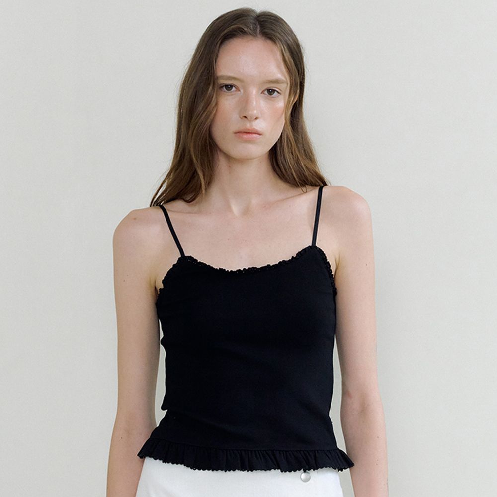frill sleeveless 268 (black)