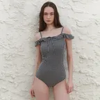 A CHECK MONOKINI_BLACK