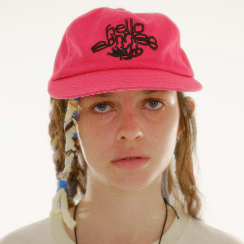 【HELLO SUNRISE】 HS x ETCblank Sunrise Dancing 6panel Cap HS x ETCblank Sunrise Dancing 6panel Cap_Cherry Red - 감도