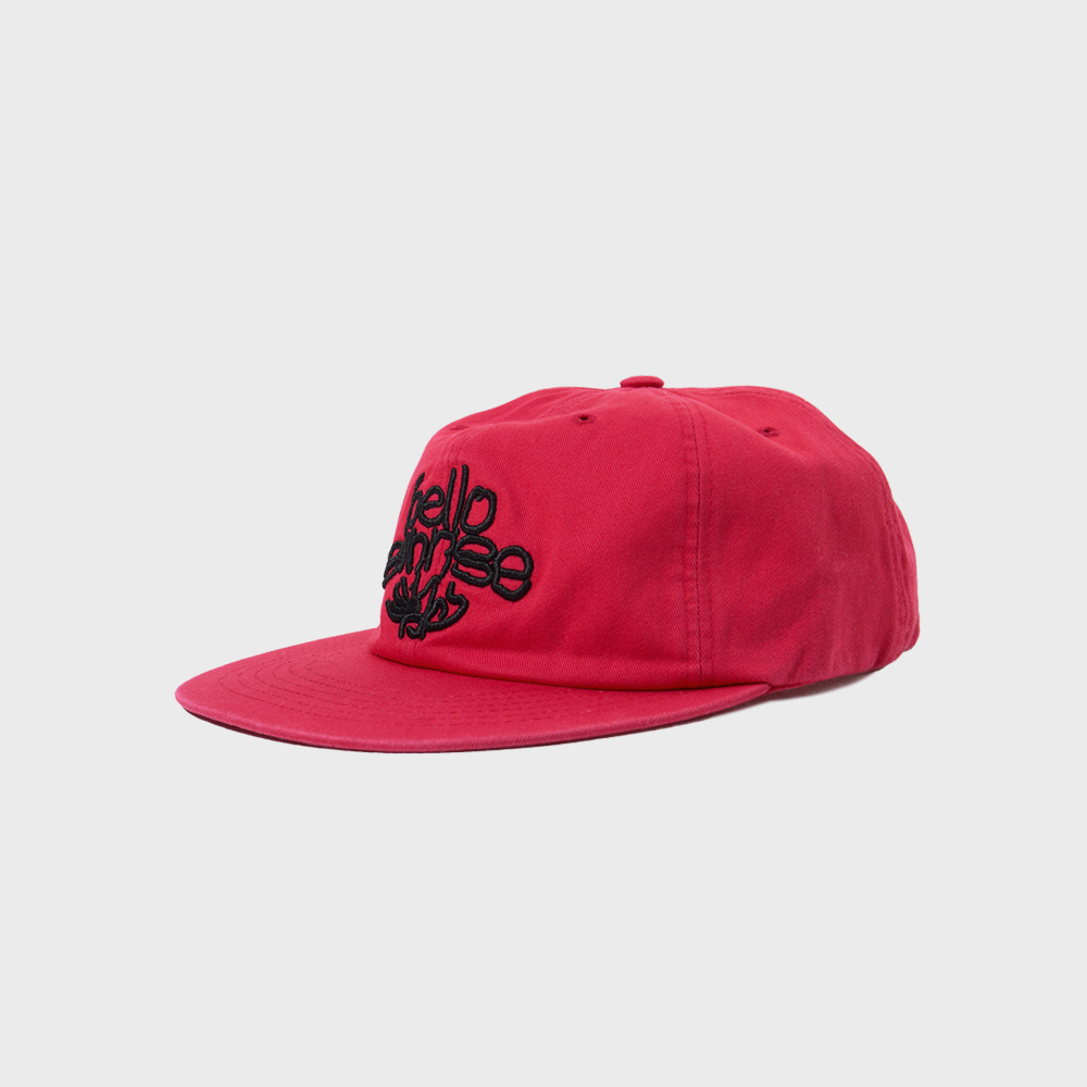 HS x ETCblank Sunrise Dancing 6panel Cap_Cherry Red - 감도