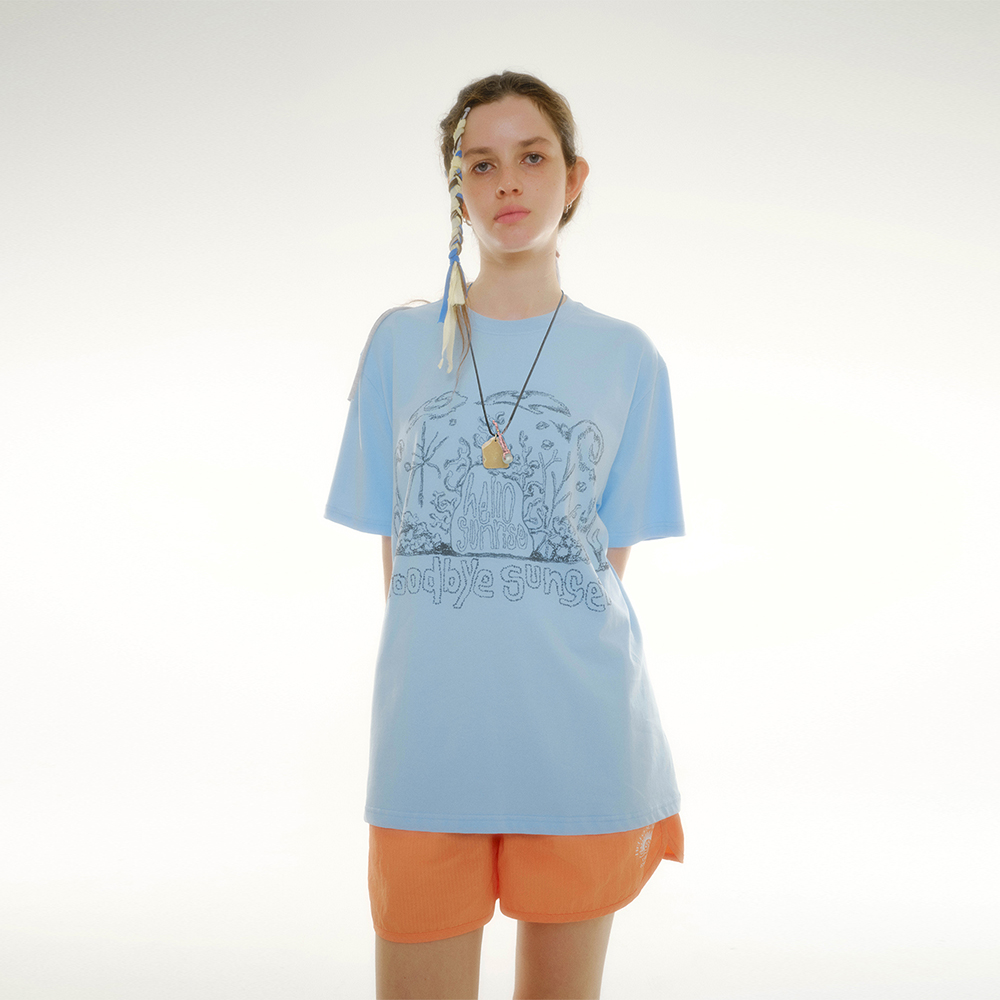 HS x ETCblank Under The Sea Tee_3% Gray - 감도 깊은 취향